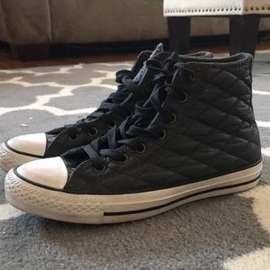 Converse High top quilted sneakers